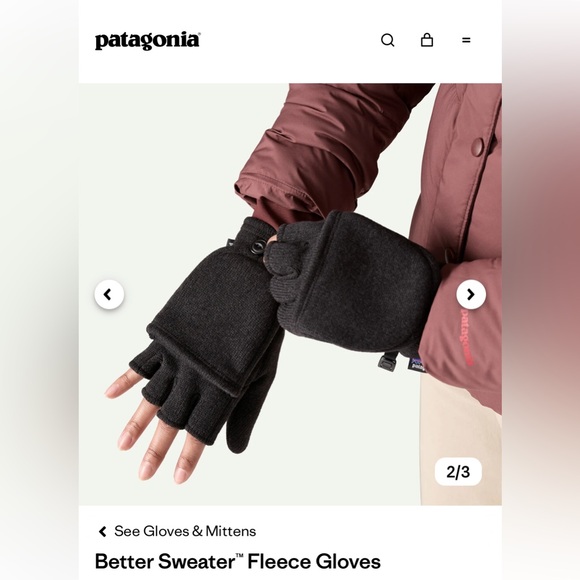 Patagonia Better Sweater Fleece Gloves - Picture 6 of 6